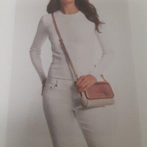 NWT - Michael Kors RARE! Jet Set Medium Signature Logo & Patent Convertible!